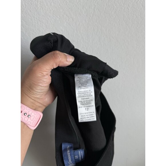 Democracy Women’s AB Solution Itty Bitty Bootcut Jeans Black Size 12 NEW Stretch - Picture 12 of 13